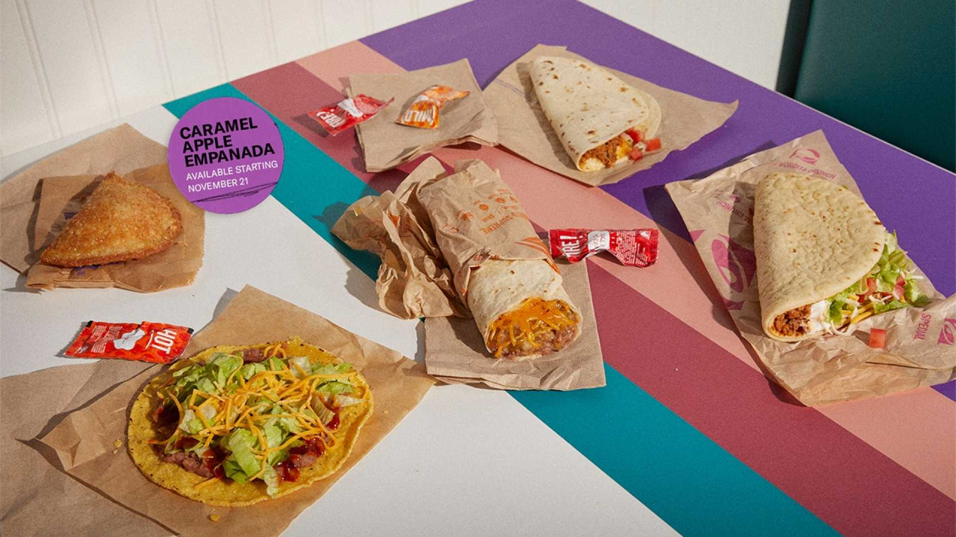 Taco Bell Decades Menu Items