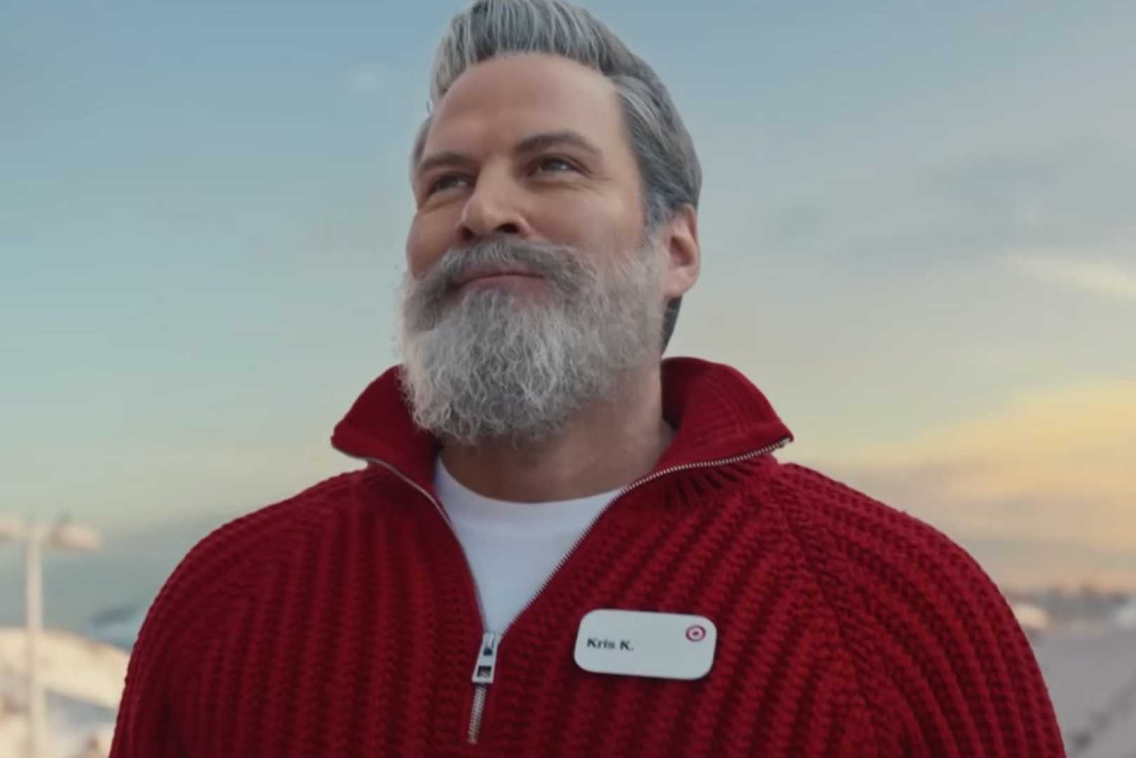 Target 2024 Holiday Ad Hot Santa