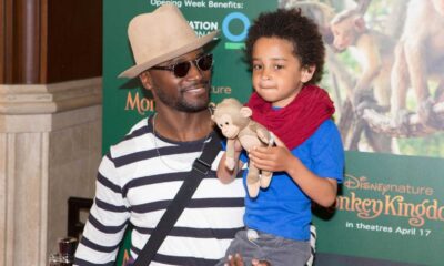 Taye Diggs And His Son At A Thanksgiving Event