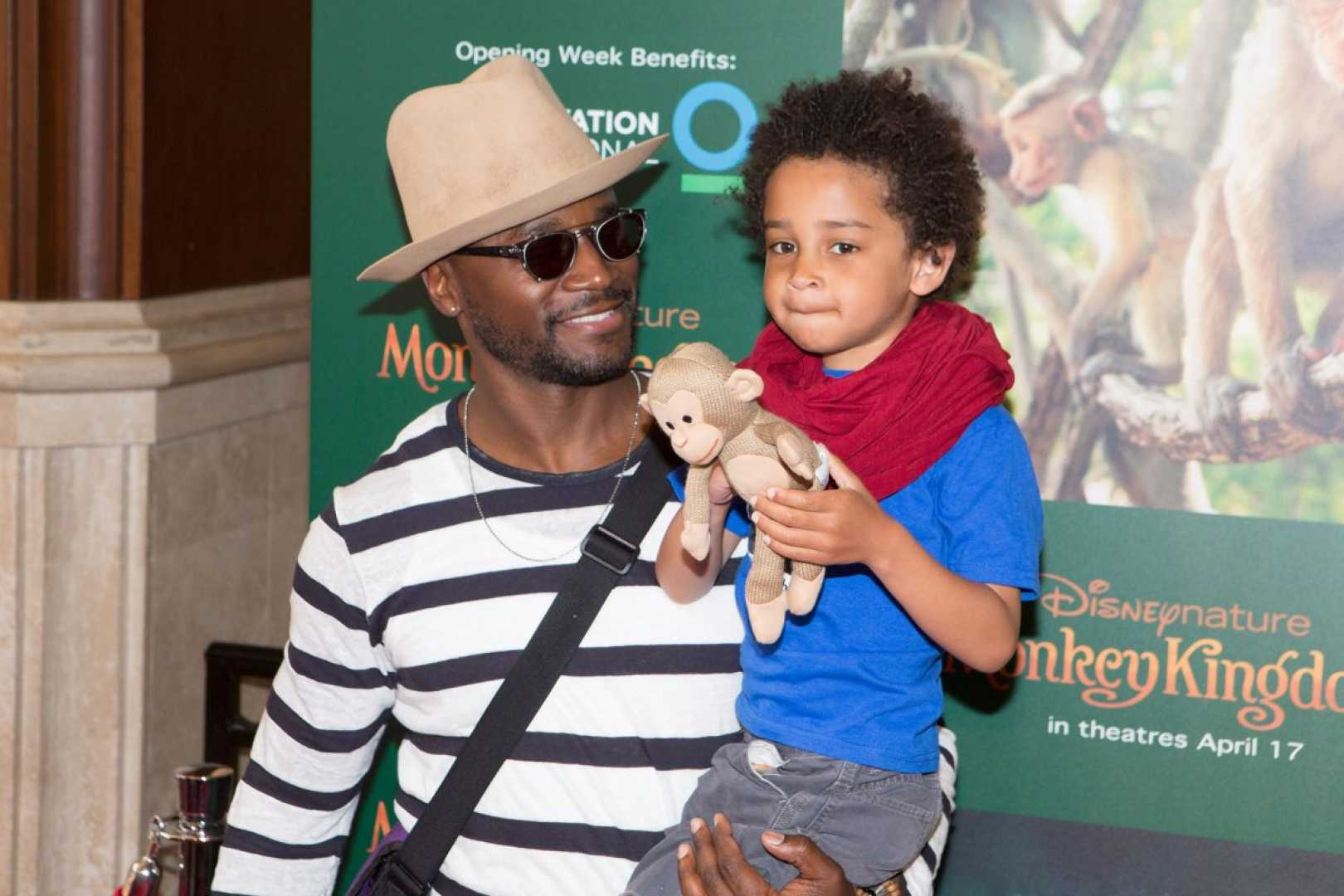 Taye Diggs And His Son At A Thanksgiving Event