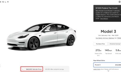 Tesla Model 3 Price Cut