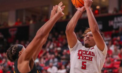 Texas Tech Basketball Team In Action