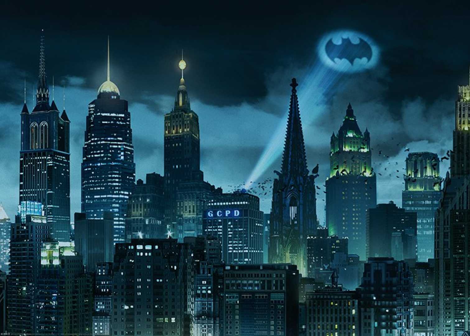 The Batman Part Ii Bat Signal Gotham City