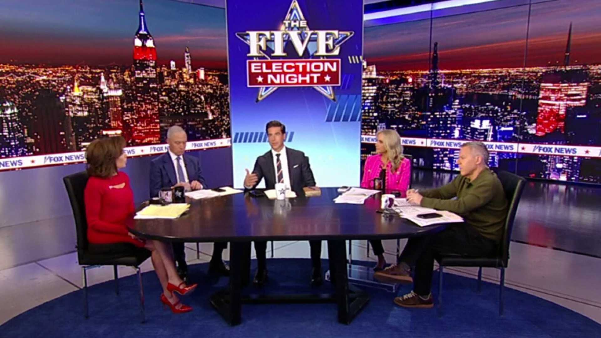 The Five Fox News Co Hosts Discussing 2024 Presidential Election