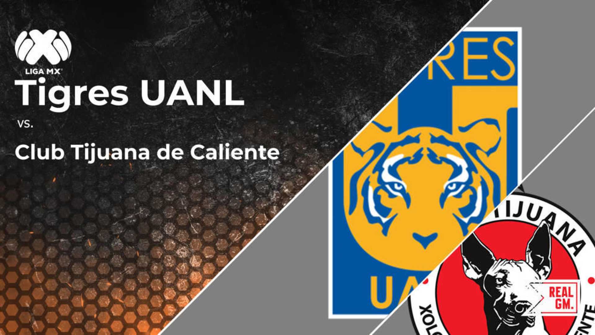 Tigres Uanl Vs Club Tijuana De Caliente Soccer Match