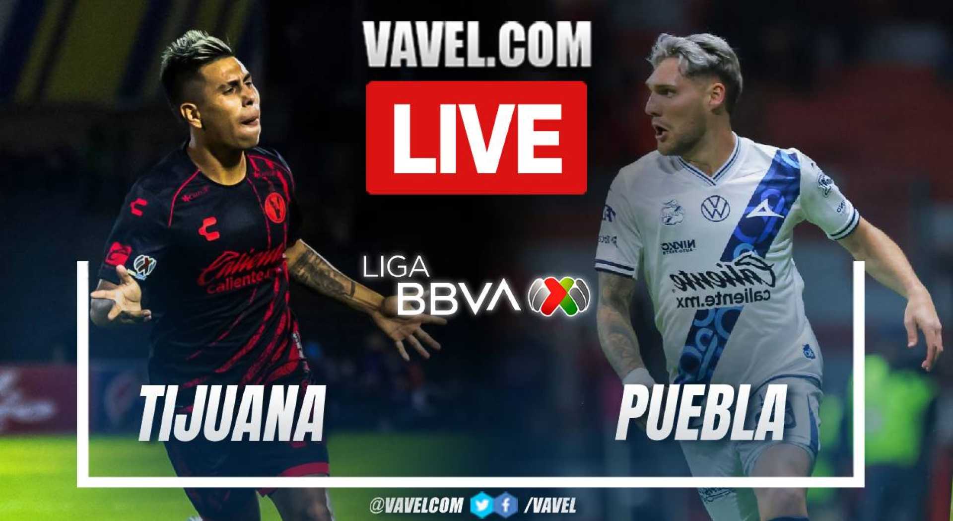 Tijuana Vs Puebla Liga Mx Match