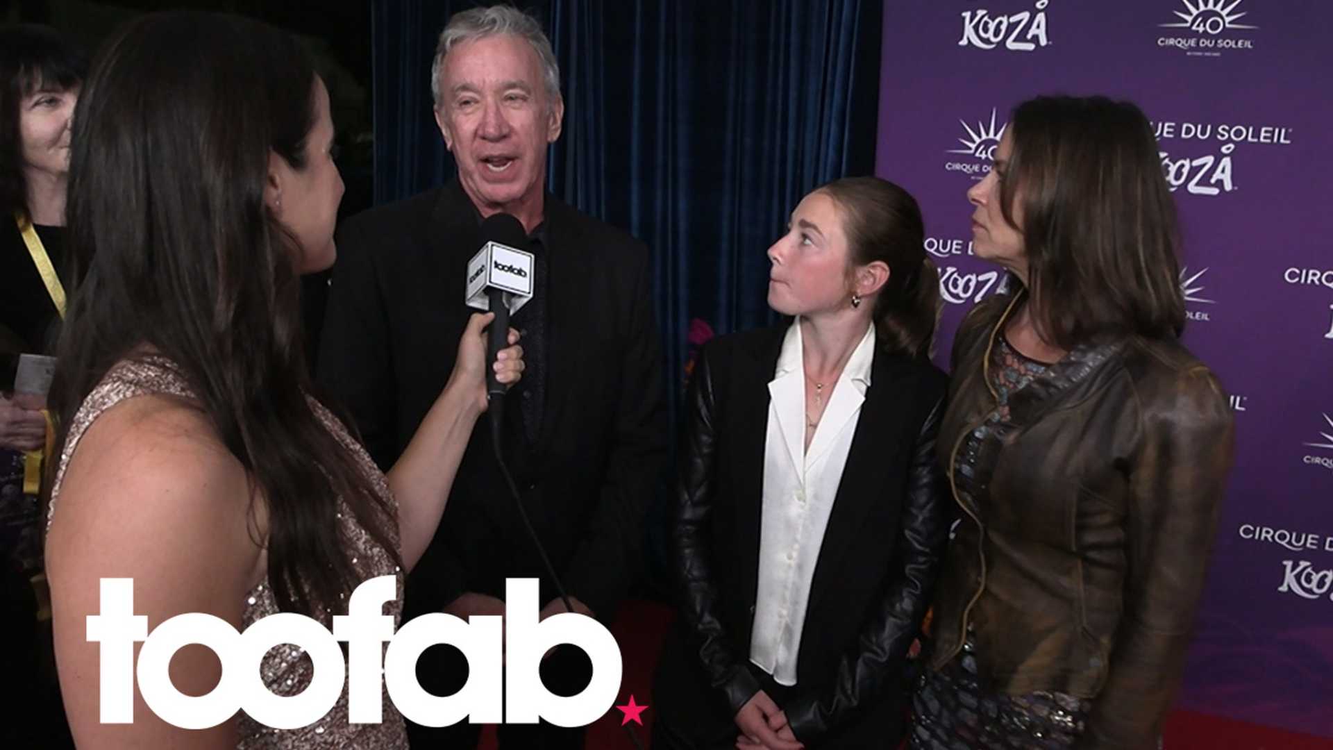 Tim Allen And Jane Hajduk At Cirque Du Soleil Kooza Red Carpet Premiere