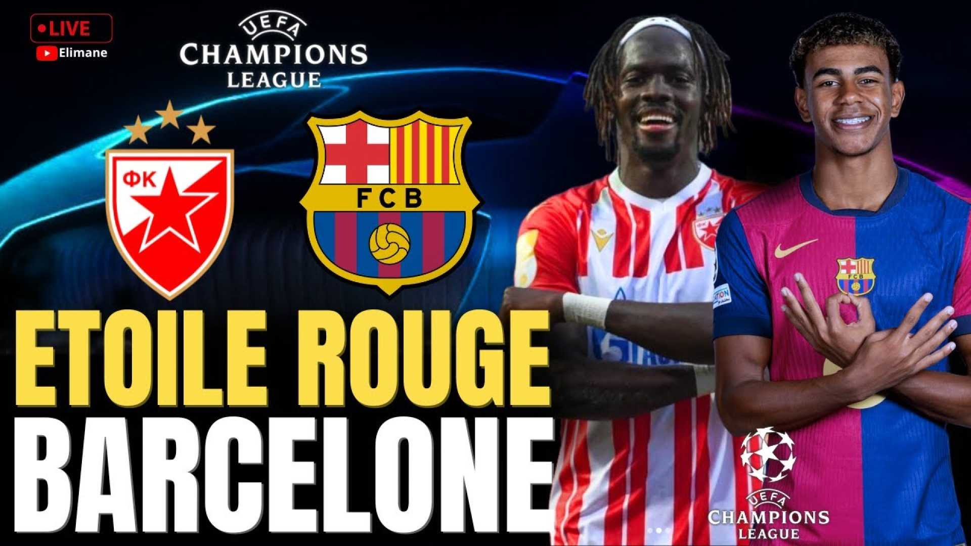 Étoile Rouge De Belgrade Vs Fc Barcelone Ligue Des Champions