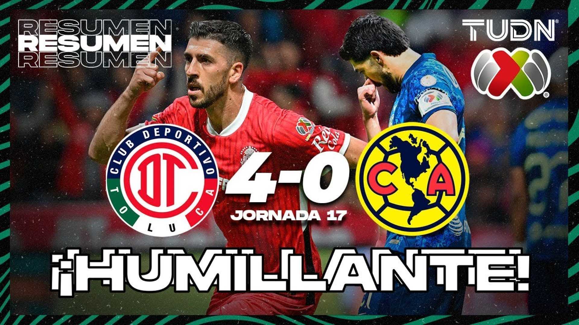 Toluca Vs Club América Soccer Match