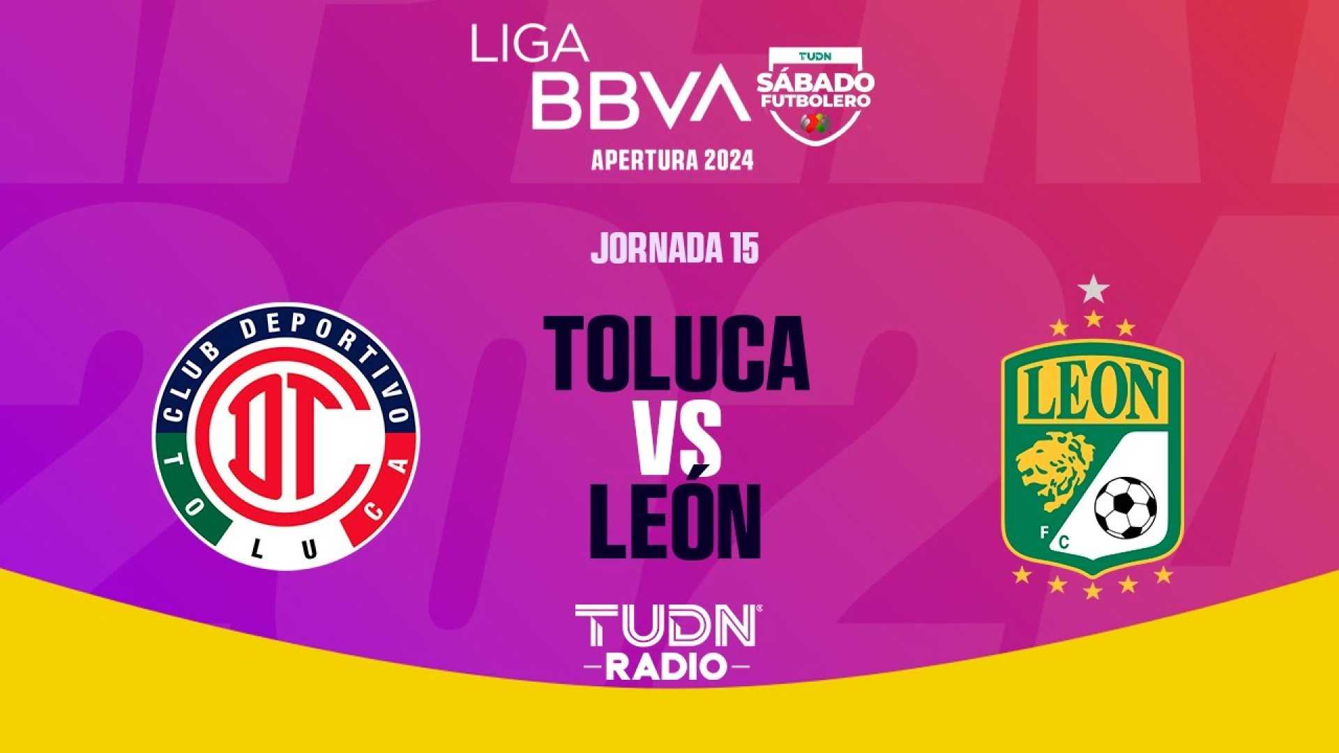 Toluca Vs León Liga Mx Jornada 15