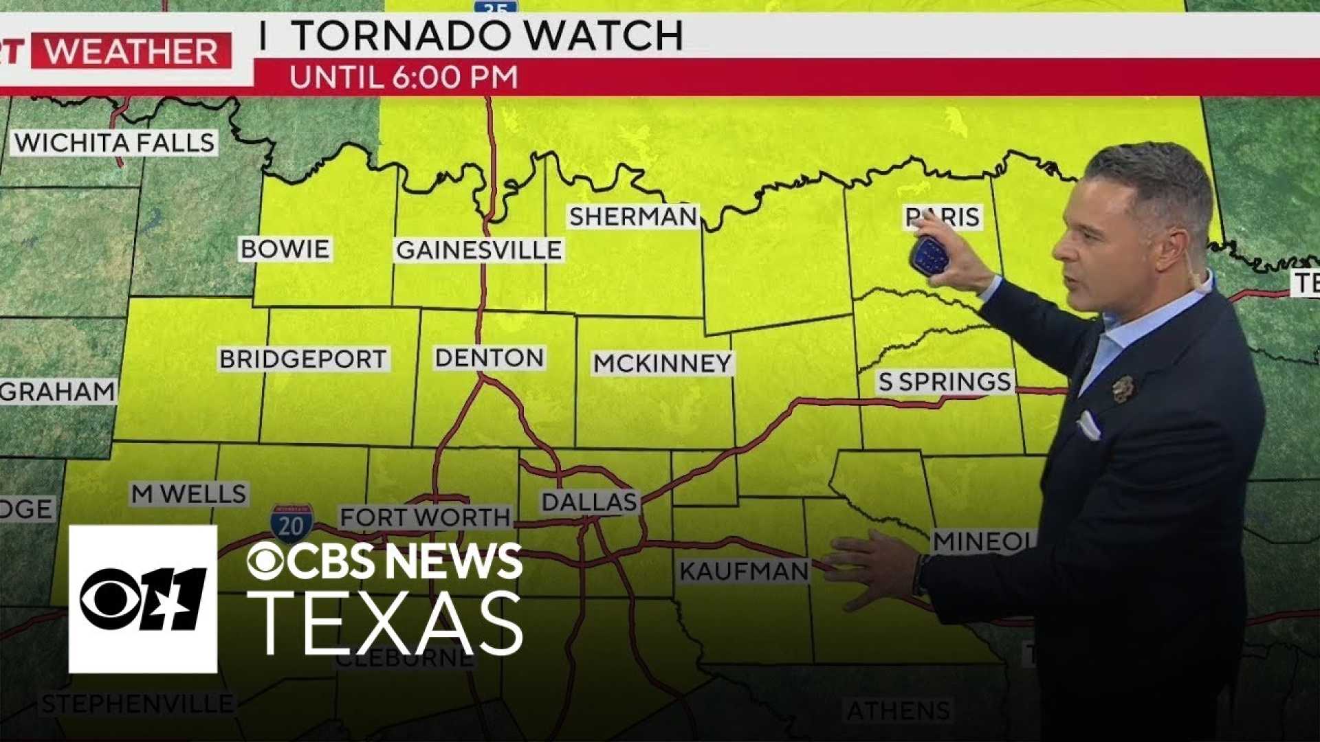 Tornado Watch Dallas Fort Worth Metroplex