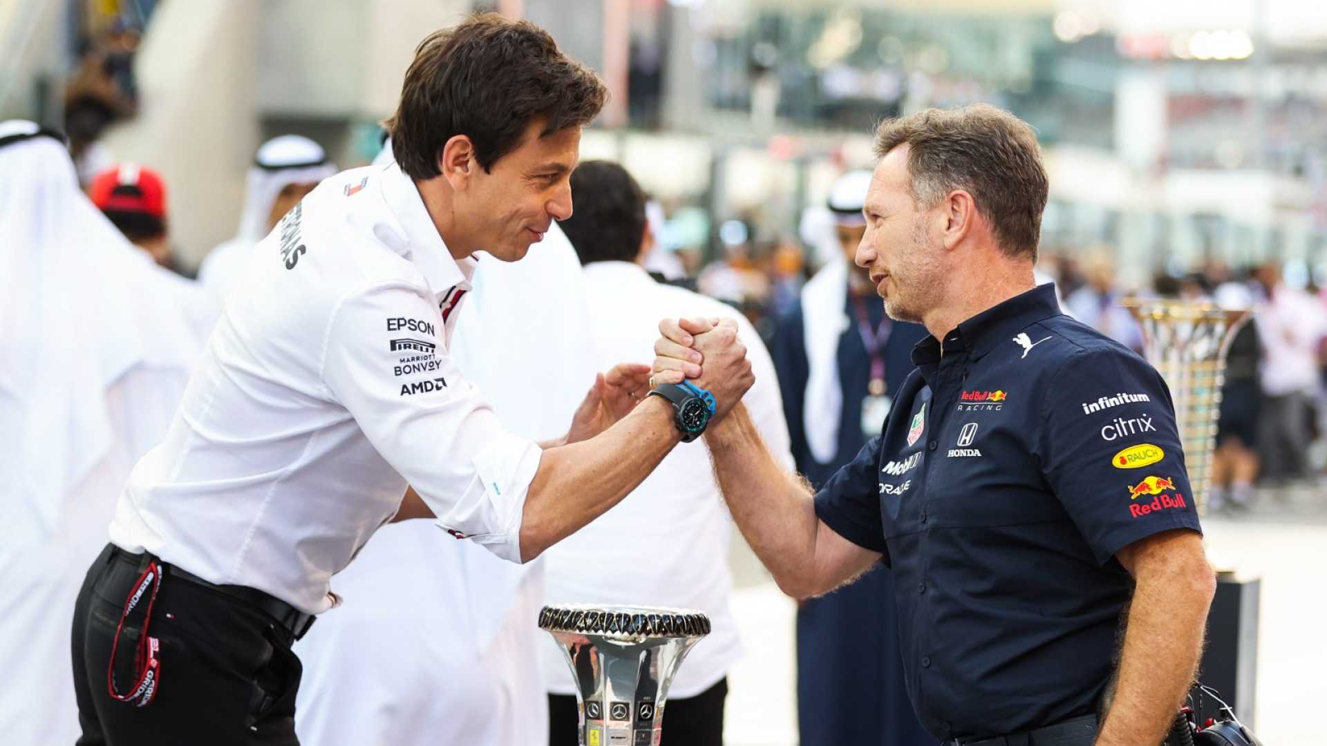 Toto Wolff And Christian Horner Formula 1