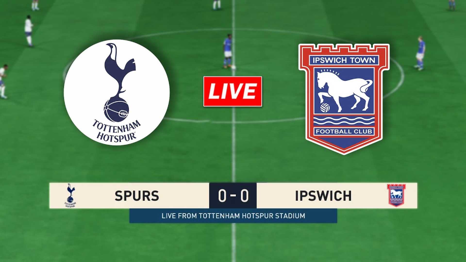 Tottenham Hotspur Vs Ipswich Town Premier League Match