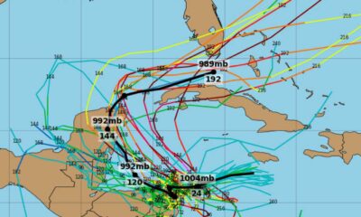 Tropical Storm Sara Track Map