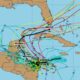 Tropical Storm Sara Track Map