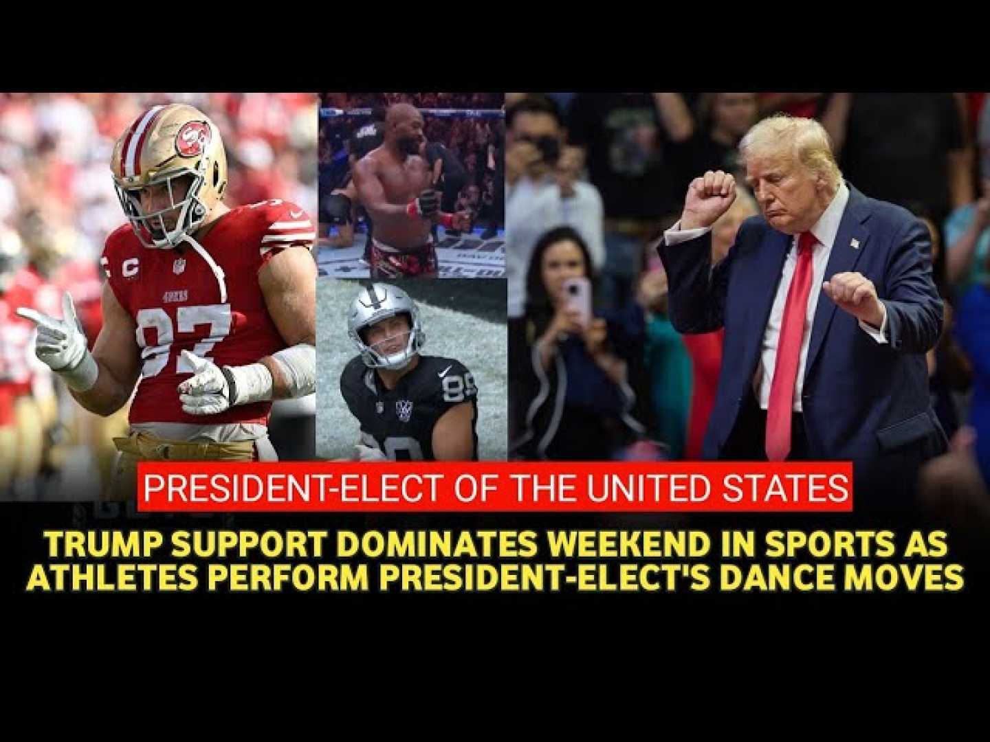 Trump Dance By Athletes Ufc Nfl