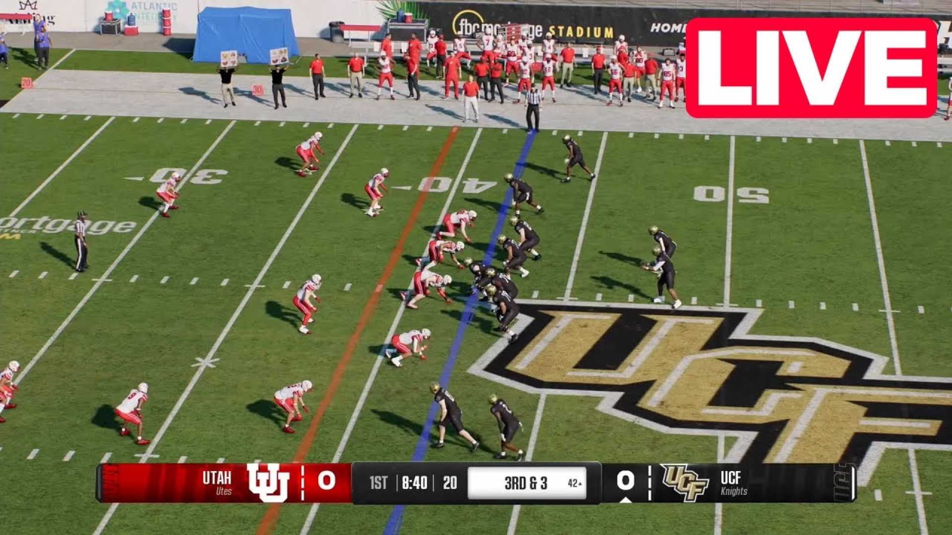 Ucf Knights Vs Utah Utes Football Game