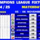 Uefa Champions League Week 5 Matches