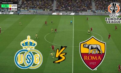 Union Saint Gilloise Vs As Roma Europa League Match