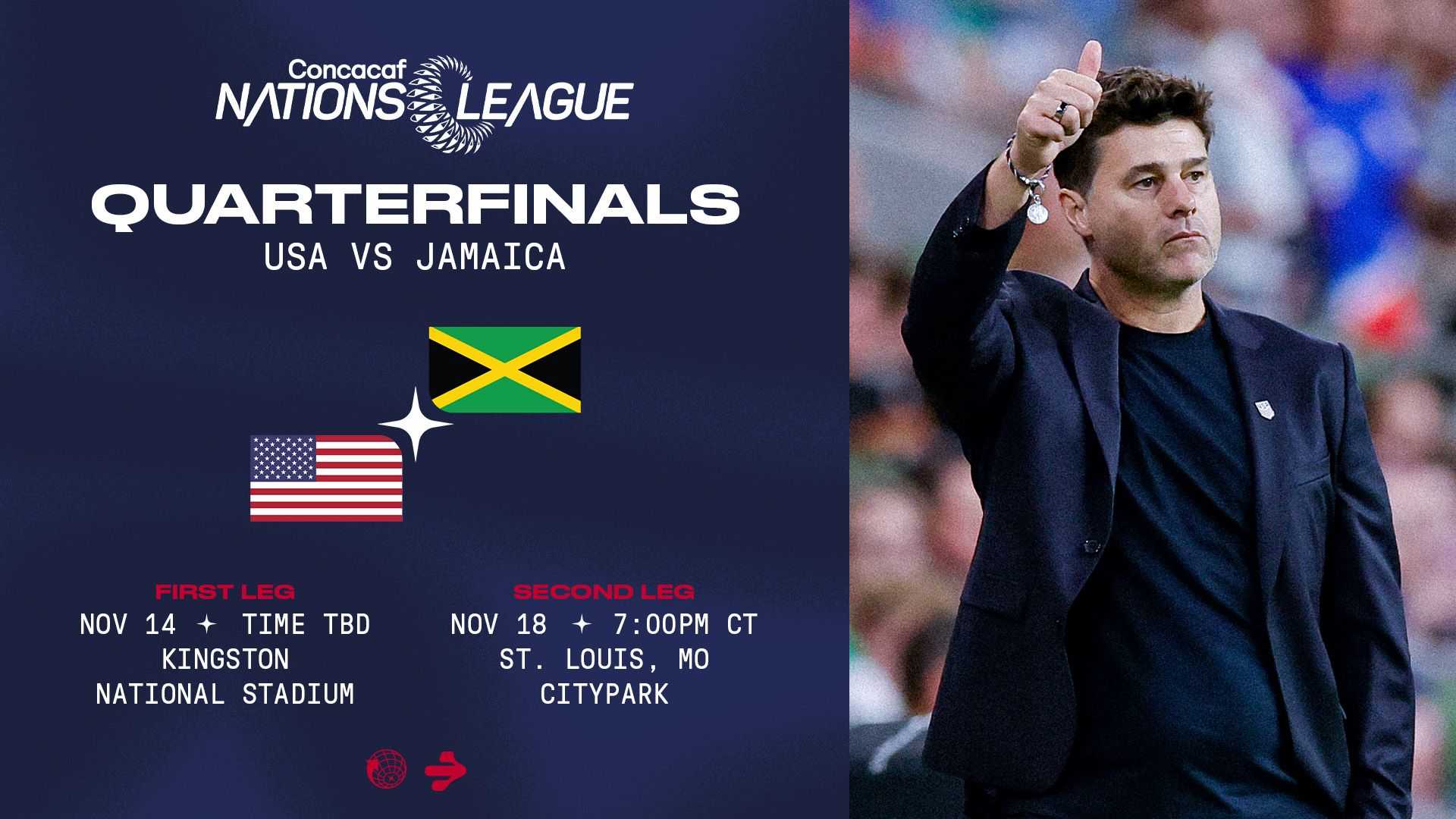 Usa Vs Jamaica Concacaf Nations League Quarterfinals