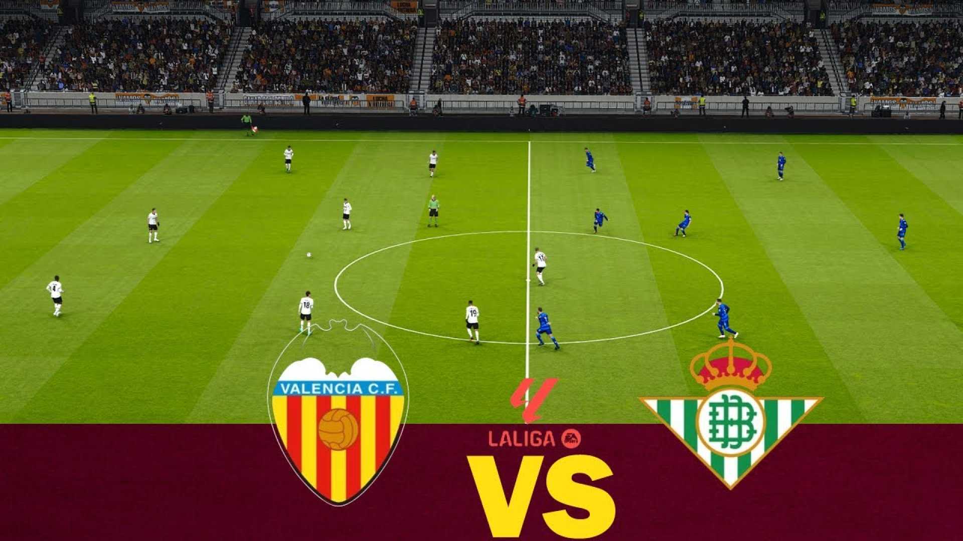 Valencia Cf Vs Real Betis Laliga Match