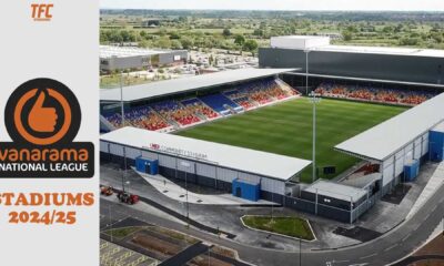 Vanarama National League 2024 25 Teams And Stadiums