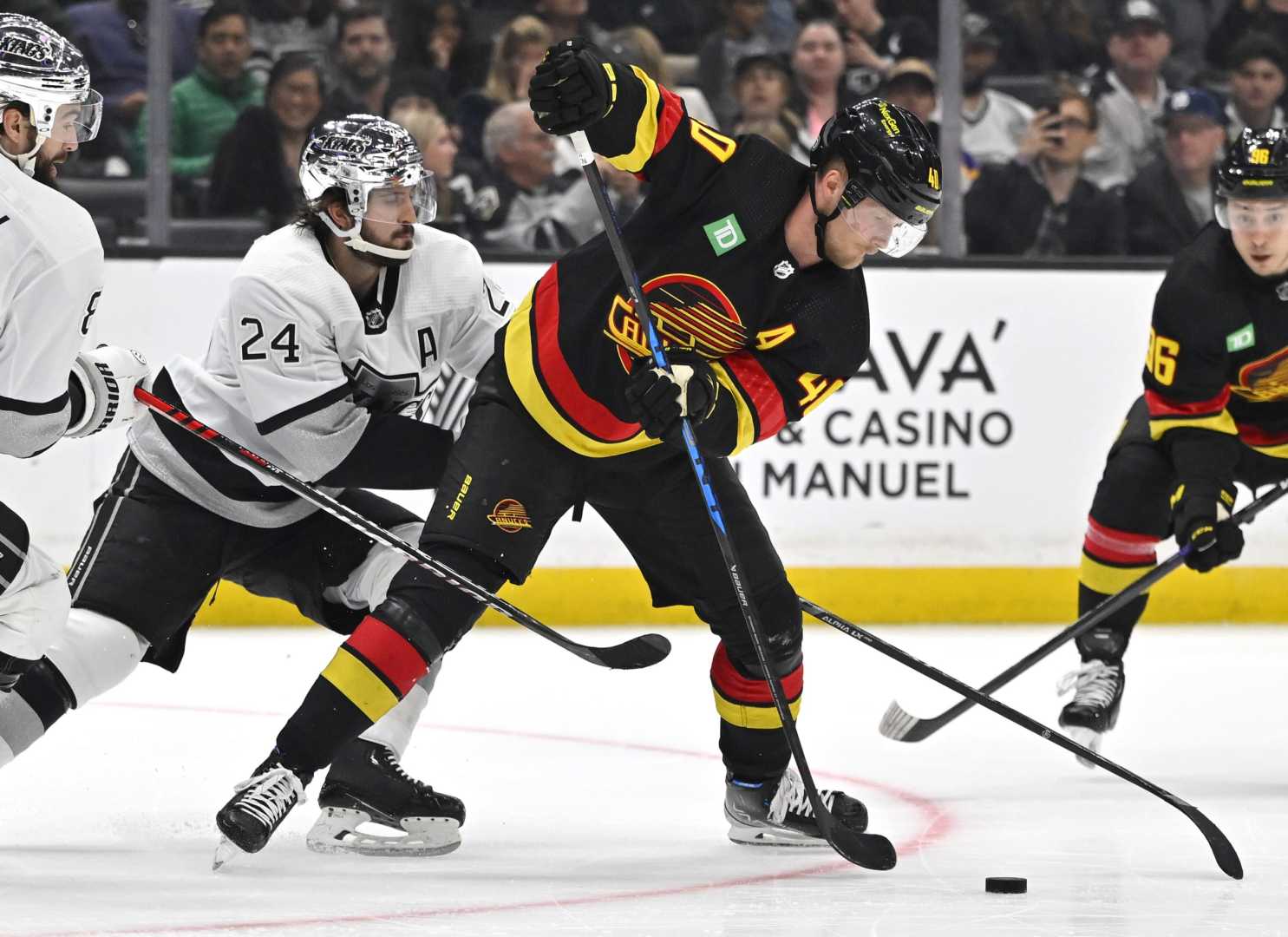 Vancouver Canucks Vs Los Angeles Kings Hockey Game