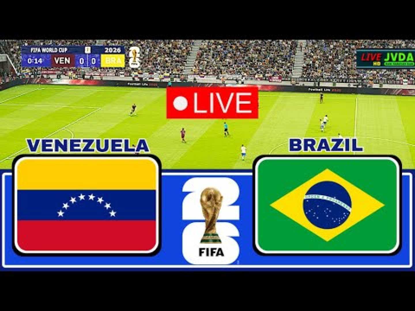 Venezuela Vs Brazil Soccer Match