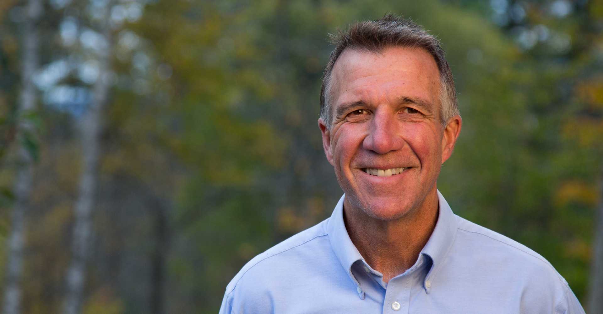 Vermont Governor Phil Scott Voting