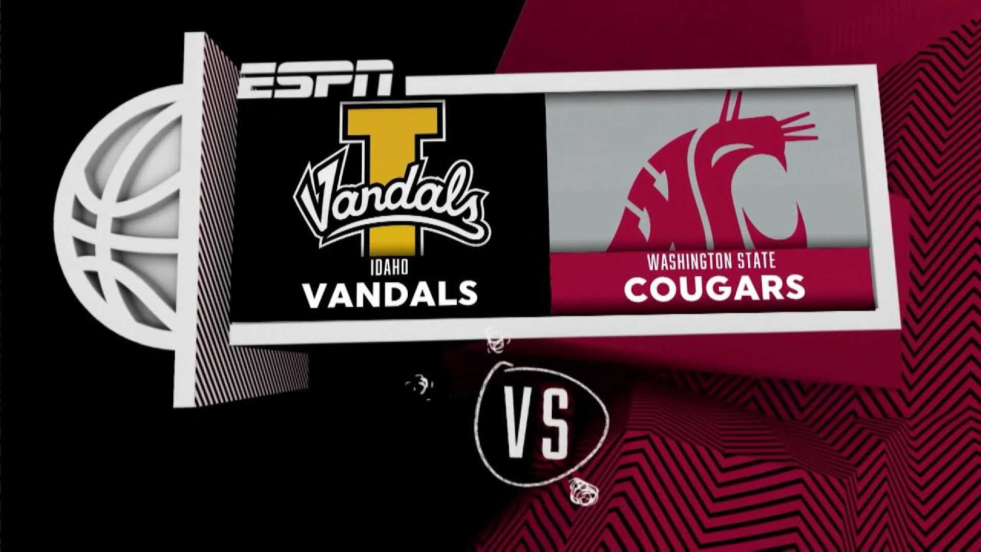 Washington State Cougars Vs Idaho Vandals Basketball Game