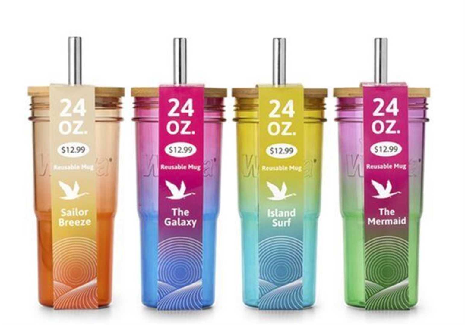 Wawa Branded Tumblers With Metal Straws Recall