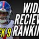 Week 9 Fantasy Football Rankings And Matchups