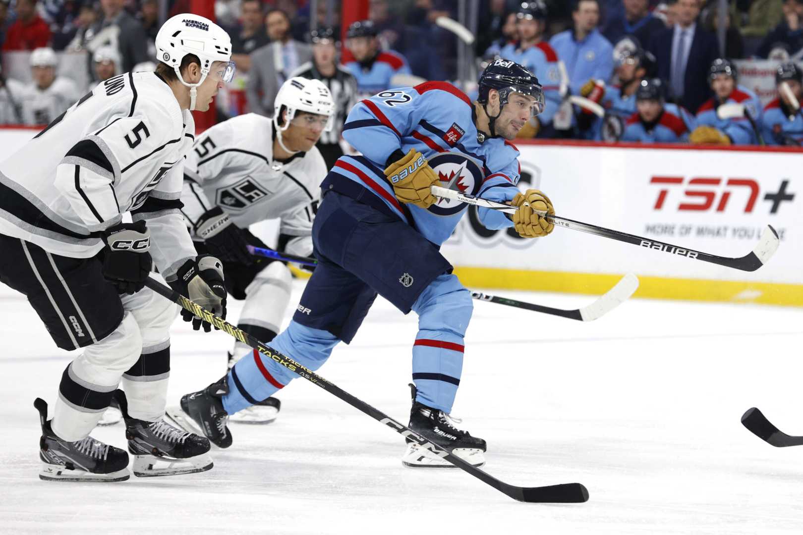 Winnipeg Jets Vs Los Angeles Kings Nhl Game