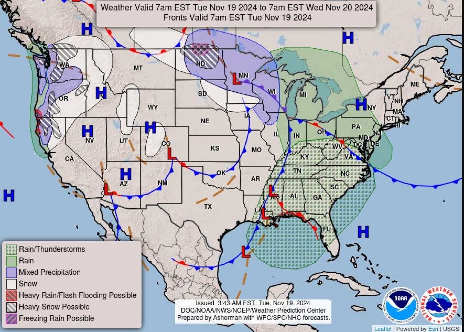 Winter Storm Snow Forecast Eastern Us