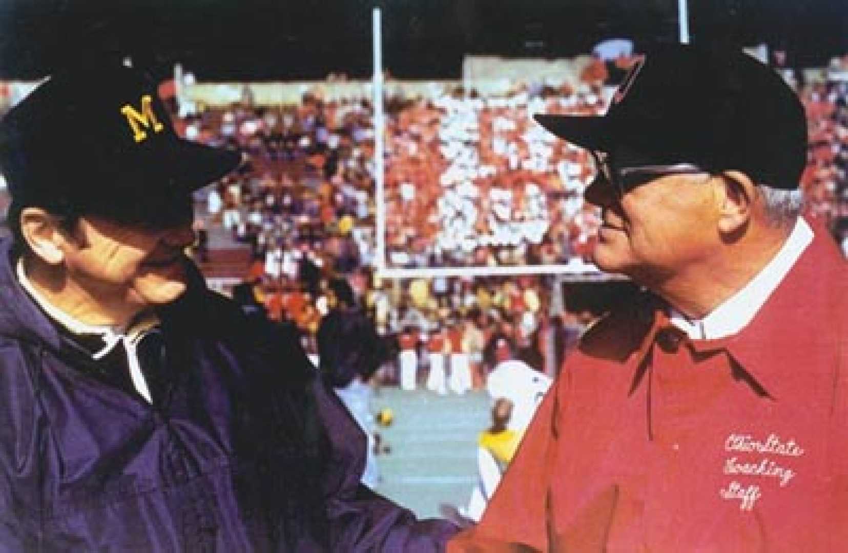 Woody Hayes And Bo Schembechler