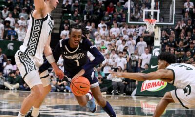 Youngstown State Penguins Vs Monmouth Hawks College Basketball Game