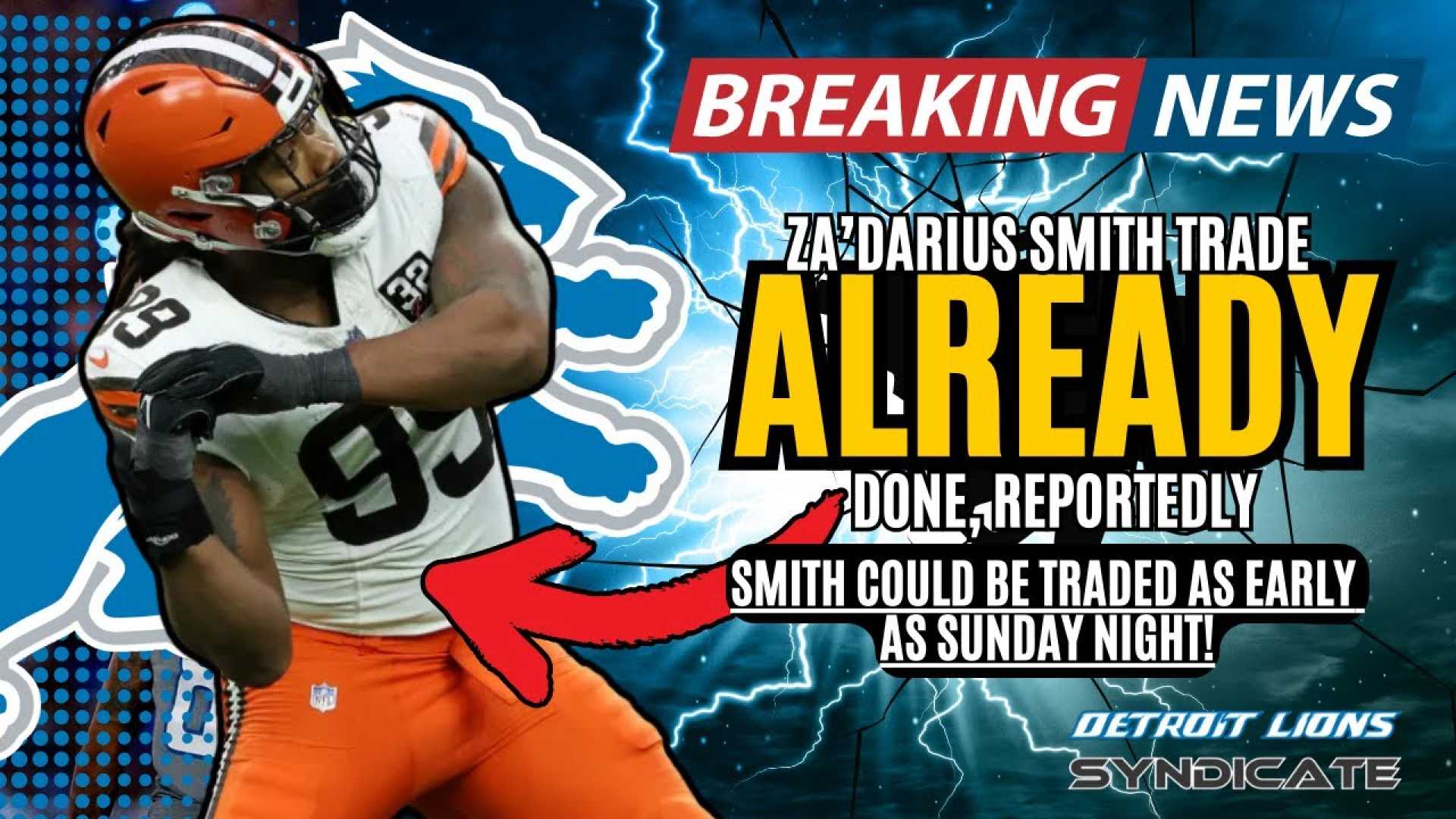 Za'darius Smith Detroit Lions Trade