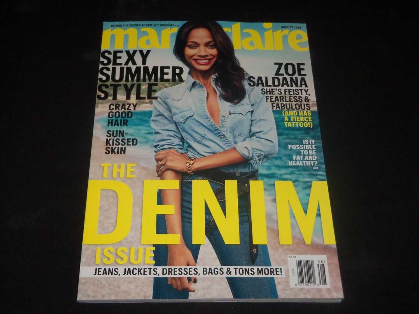 Zoe Saldana Marie Claire Cover