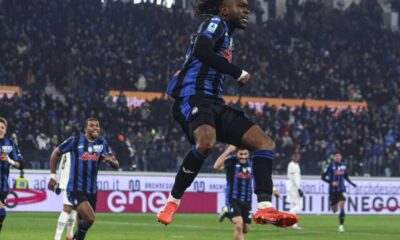 Ademola Lookman Scoring Against Ac Milan