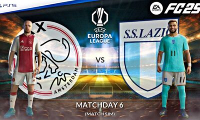 Ajax Vs Lazio Uefa Europa League Match