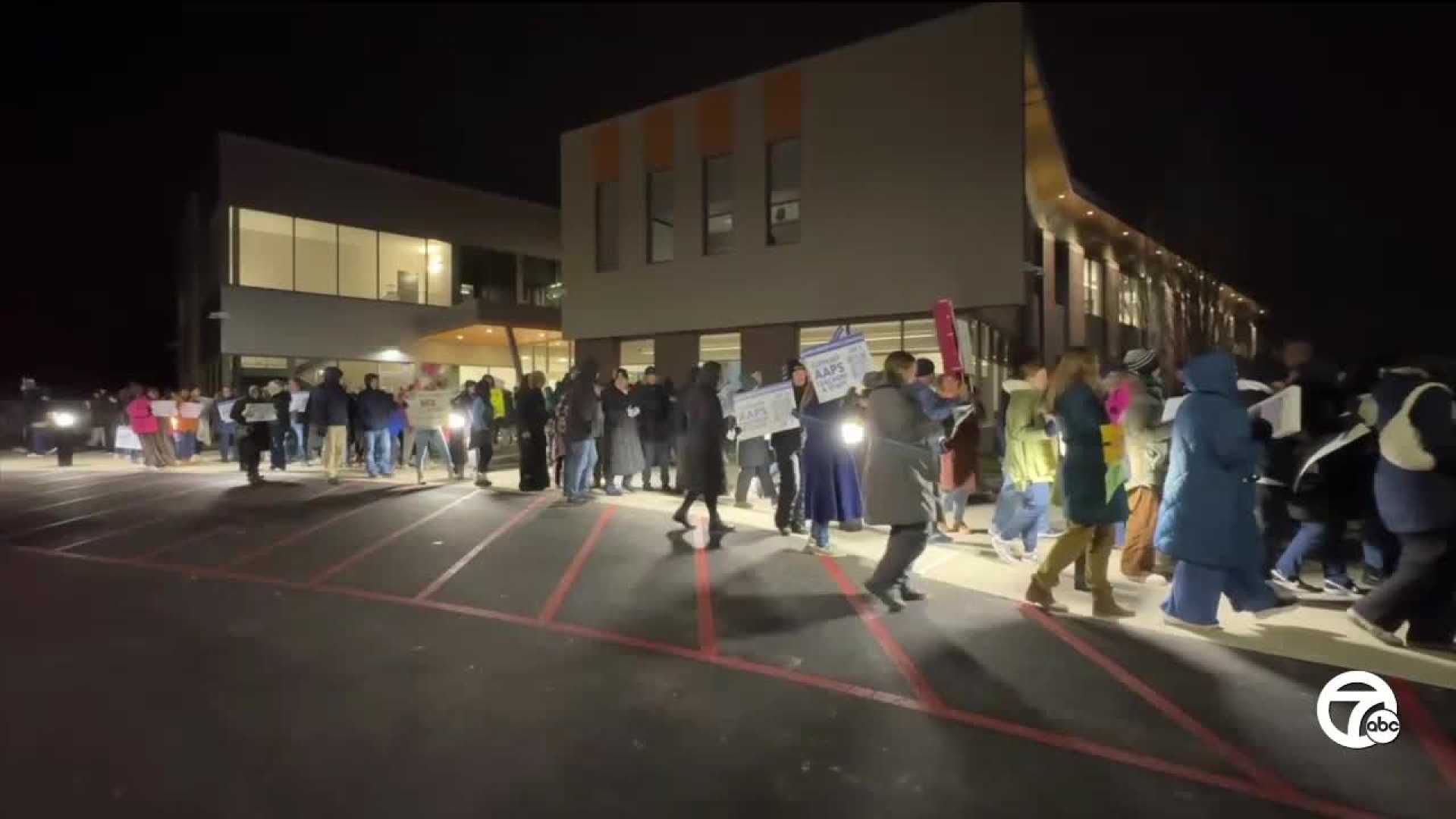 Ann Arbor Public Schools Teachers Rally Health Care Costs