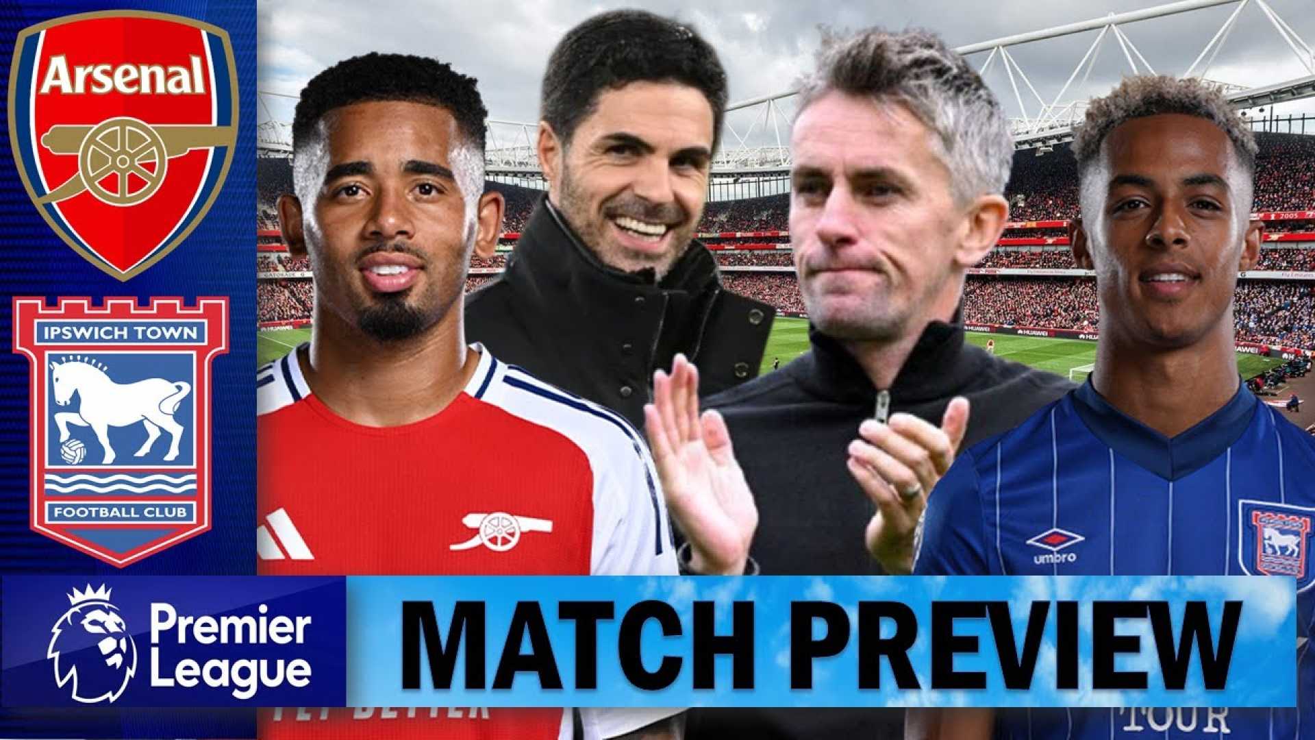 Arsenal Vs Ipswich Town Premier League Match Preview