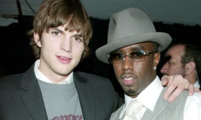 Ashton Kutcher And Sean Diddy Combs Together