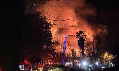 Bidwell Mansion Fire Chico California