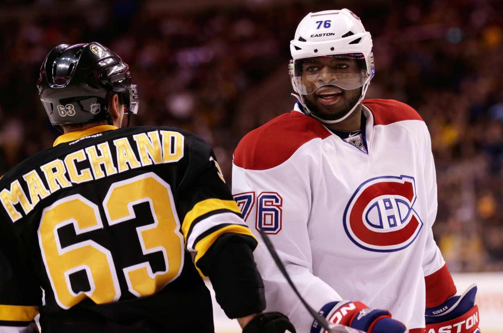 Boston Bruins Vs Montreal Canadiens Hockey Game