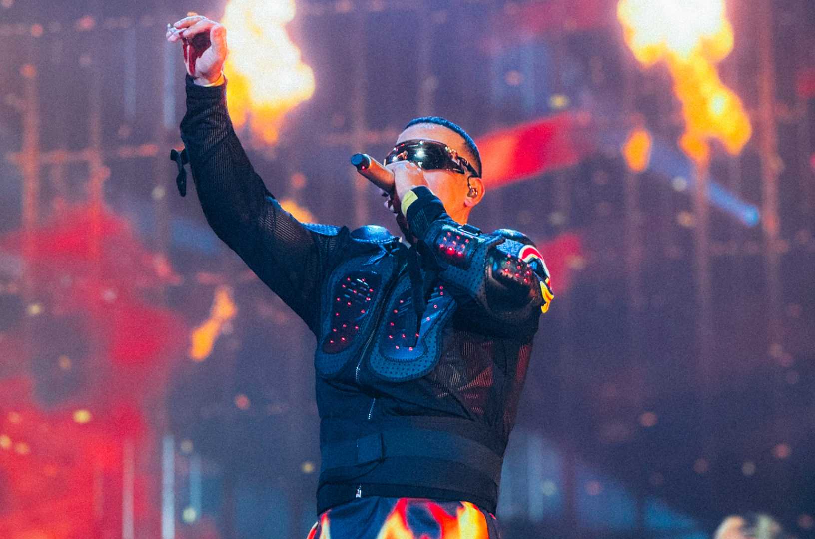 Daddy Yankee Performing On Stage