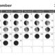 December 2024 Moon Phases Calendar