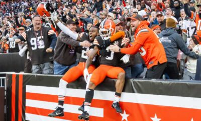 Denzel Ward And Martin Emerson Jr. On The Field