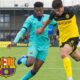 Fc Barcelona U19 Team Celebrating Goals Against Borussia Dortmund Uefa Youth League