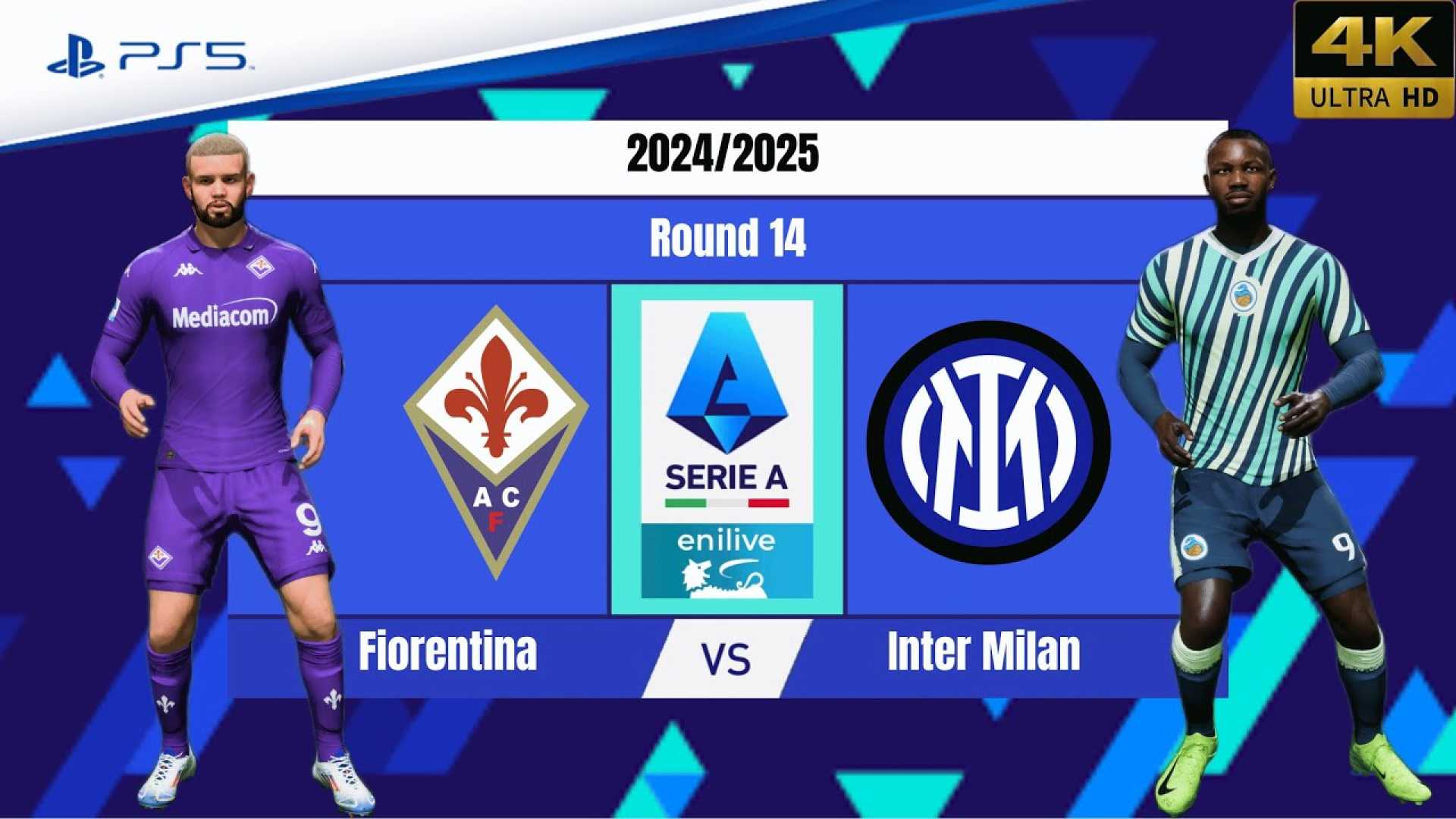 Fiorentina Vs Inter Milan Serie A Match